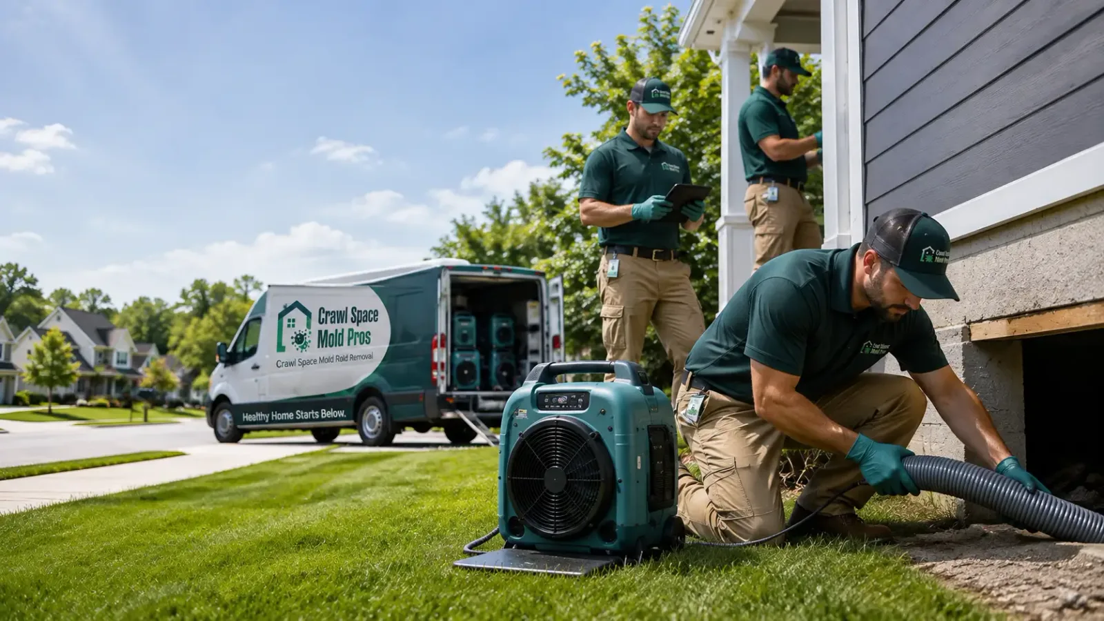 Crawl Space Mold Removal in Hanford, CA